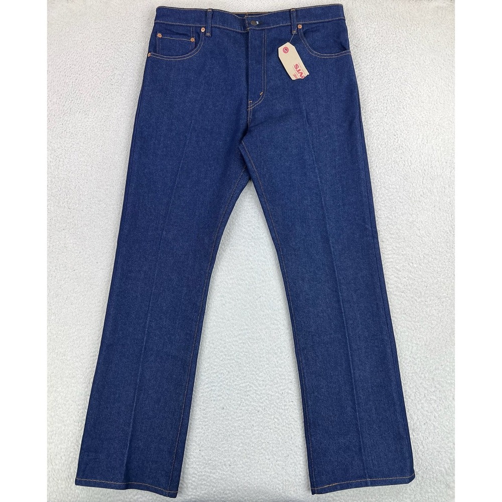 Levis 517 Jeans Mens 36x32 Blue Slim Bootcut Stretch Denim Dark Wash Pants